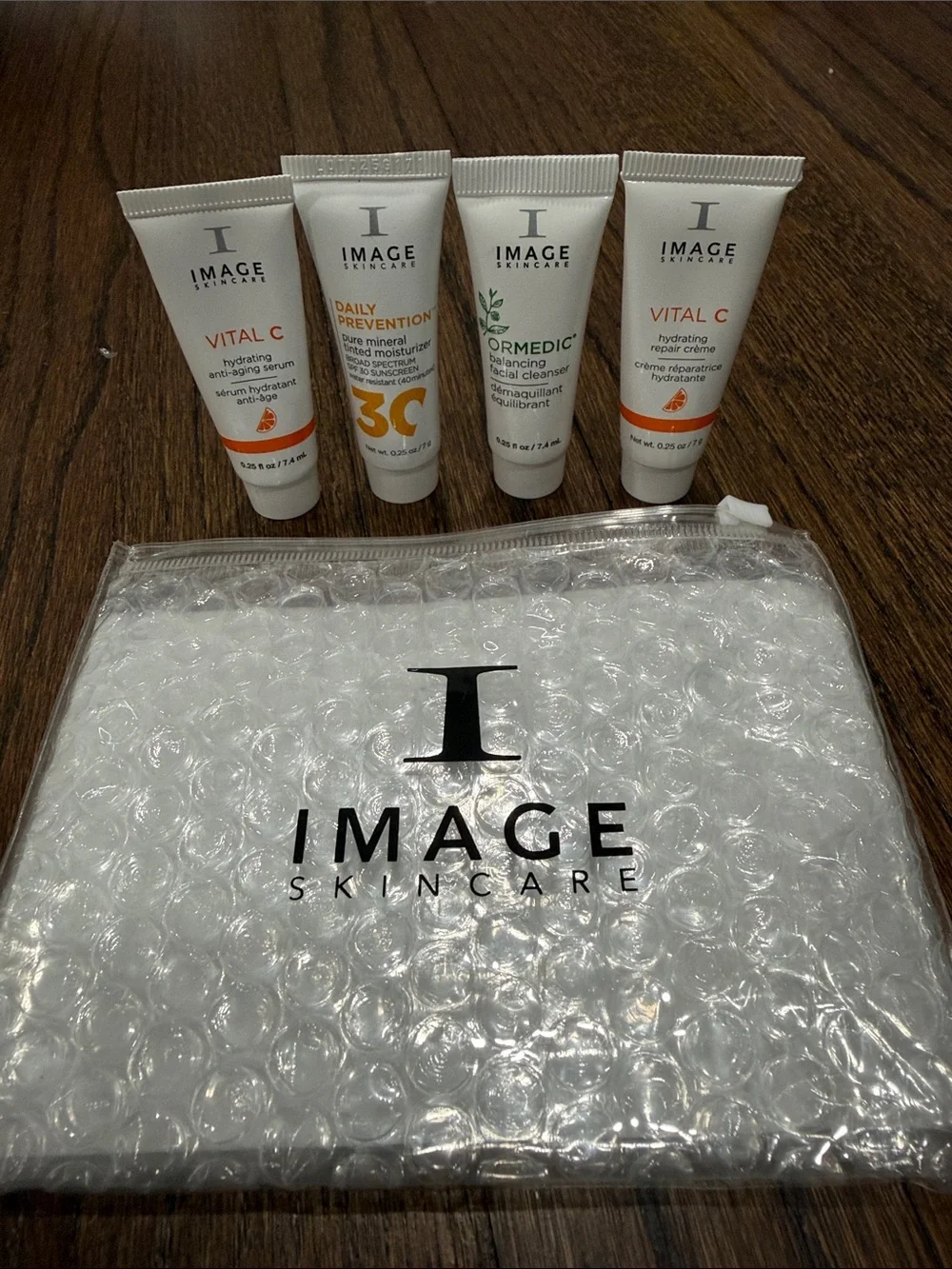 Image Skincare Travel Kit - moisturizer, cleanser, serum & repair creme
